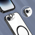 Чохол для iPhone 7 Plus / 8 Plus, Electro MagSafe, чорний + Скло на екран