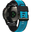 Силиконовый ремешок для Garmin Fenix 5/6/7 Forerunner 945/935, Blue / Black