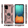 Броньований Чoхол до Samsung Galaxy A51, Nox Case Ring, рожевий rose gold