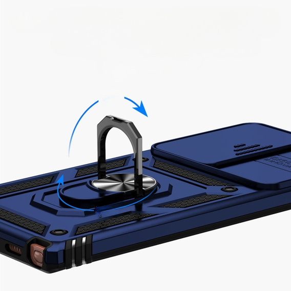 Чехол NOX Camera Slide Samsung Galaxy Note 20 Ultra, CamShield Slide, синий