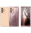 Бронированный чехол для Samsung Galaxy A53 5G, Dexnor Full Body, розовый rose gold