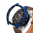 2в1 чехол и защитное стекло для часов Huawei Watch GT 3 46mm, темно-синий