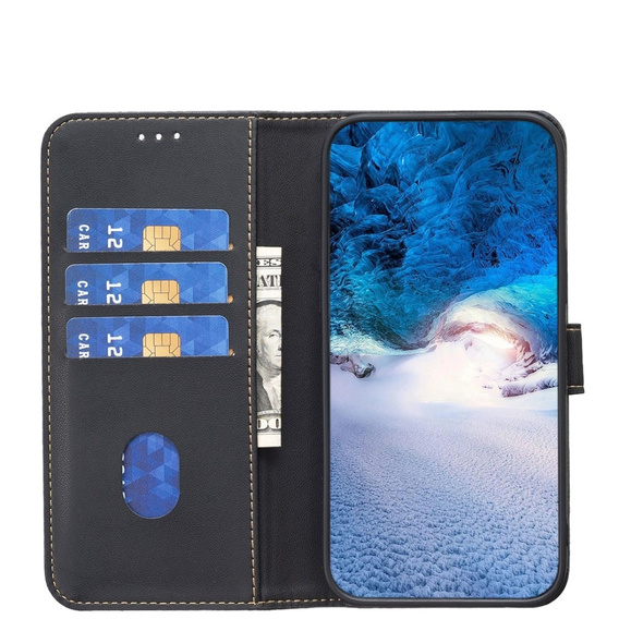 Чохол-сумка для Xiaomi Redmi Note 13 Pro 4G / Xiaomi Redmi Note 14S / Xiaomi Poco M6 Pro 4G, BINFEN Wallet, чорний