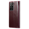 Флип-кейс CASEME для Samsung Galaxy S21 Ultra 5G, Waxy Textured, красный