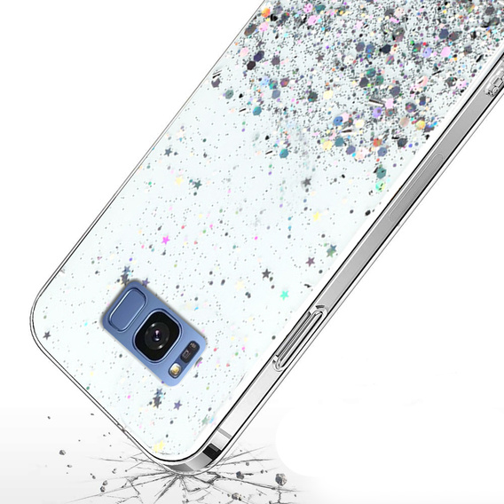 Чoхол до Samsung Galaxy S8+ Plus, Glittery, прозорий