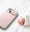 Чохол для iPhone 13/14 Suritch Shockproof, Suritch Shockproof, для MagSafe, рожевий