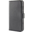 Откидной чехол для Huawei P20 Pro, Split Leather Wallet, чёрный