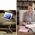 Флип-кейс CASEME для Samsung Galaxy S21, Waxy Textured, розовый