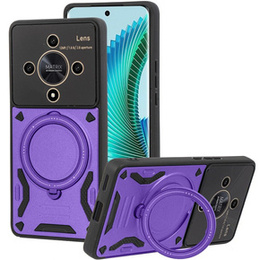 Броньований чохол для Honor Magic 6 Lite 5G, Magnetic Ring, фіолетовий