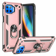 Броньований Чoхол до Motorola Moto G 5G Plus, Nox Case Ring, рожевий rose gold
