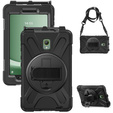 Бронированный чехол для Samsung Galaxy Tab Active 3 T570 / 5 X306B, защитный 360 с местом для стилуса, чёрный