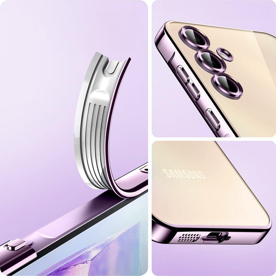 Чохол для Samsung Galaxy A16, Electro MagSafe, рожевий + Скло на екран