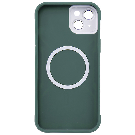 Чехол для iPhone 15 Plus, ERBORD Armor Mag, зелёный