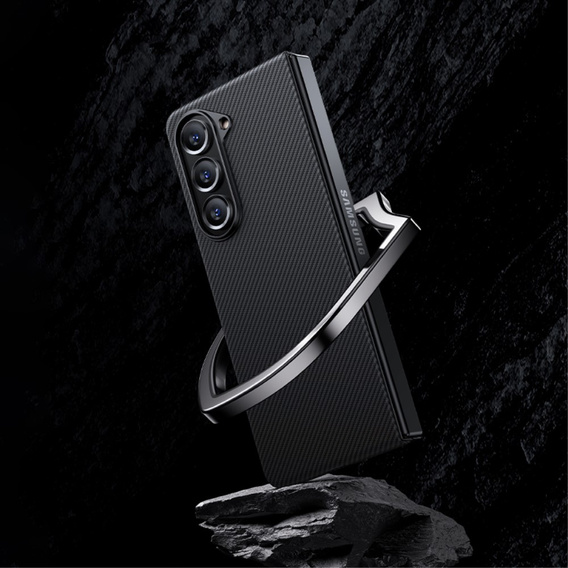 Кевларовий чохол BENKS для Samsung Galaxy Z Fold5 5G, для MagSafe, Carbon Fiber, чорний