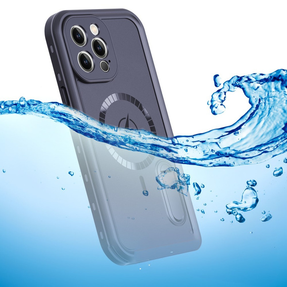 Водонепроникний чохол для iPhone 13 Pro Max, Redpepper, для MagSafe, чорний