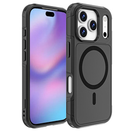 Чехол MagForce для iPhone 17 Pro, для MagSafe, бронированный, черный