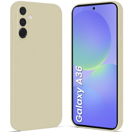 Чехол до Samsung Galaxy A36 5G, Silicone Lite, бежевый