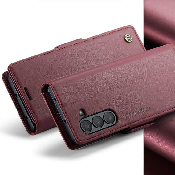 CASEME флип-кейс для Samsung Galaxy Z Fold6 5G, Litchi Wallet, красный