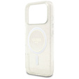 Чехол Guess IML Glitter Pearl Strap MagSafe для iPhone 17 Pro Max