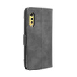 Откидной чехол для LG Velvet, Card Slot, чёрный