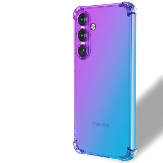 Чохол для Samsung Galaxy S24 FE, Gradient Dropproof, Фіолетовий / синій
