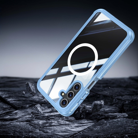 Чохол для Samsung Galaxy A16, Shockproof, зі склом, для MagSafe, м'яти