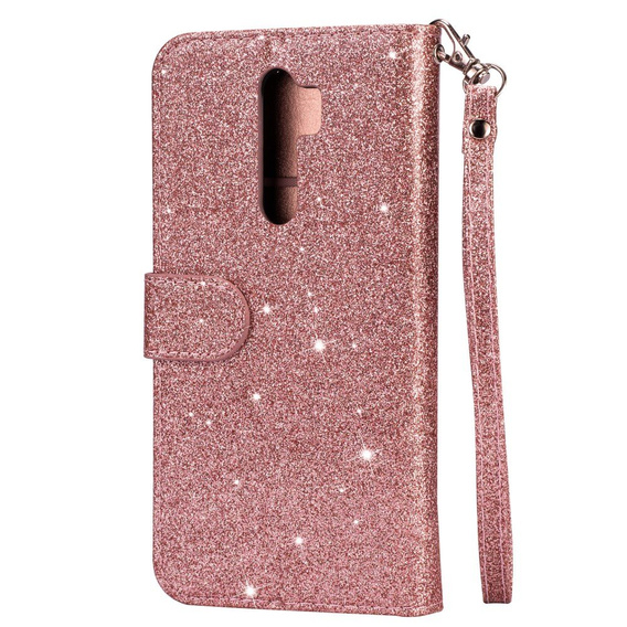 Чохол-книжка для Xiaomi Redmi Note 8 Pro, Wallet Zippered, рожевий rose gold