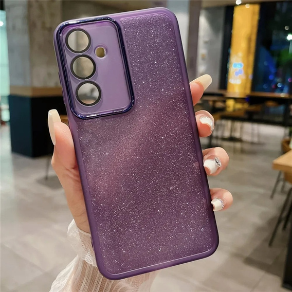 Чoхол до Samsung Galaxy M55 5G, Glittery Powder, фіолетовий