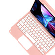 Чохол + клавіатура iPad Air 10.9 4 2020 / 5 2022, Touchpad, рожевий rose gold