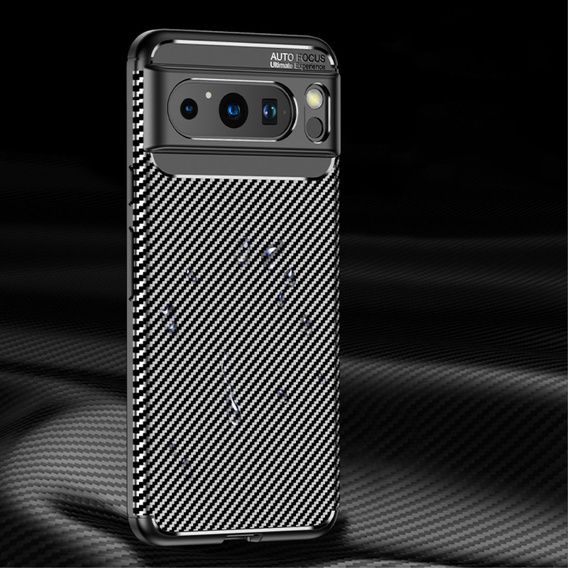 Чехол до Google Pixel 8 Pro, Carbon Gel, чёрный