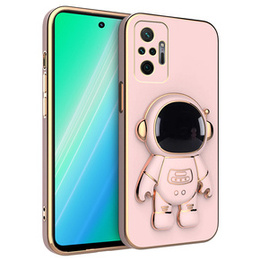 Чoхол до Xiaomi Redmi Note 10 Pro, Astronaut, рожевий rose gold