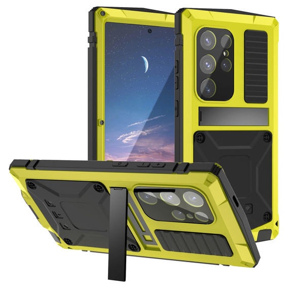 Бронированный чехол для Samsung Galaxy S24 Ultra R-JUST, жёлтый