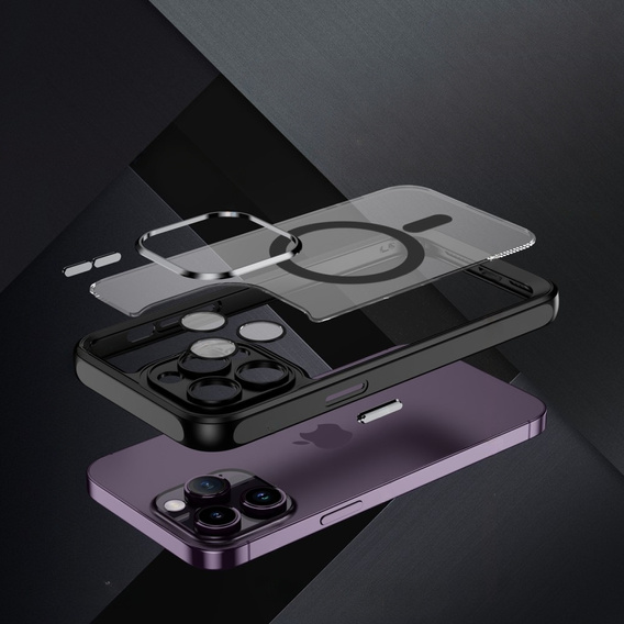 Чехол для iPhone 14 Pro Max, ERBORD Impact Guard, MagSafe, чёрный