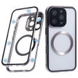 Магнітний чохол Dual Glass MagSafe для iPhone 16 Pro Max, титан