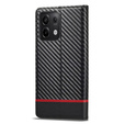 Чохол-фліп для Xiaomi Redmi Note 13 Pro 5G, Carbon LC.IMEEKE, чорний