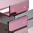 Чoхол до Samsung Galaxy Z Fold3 5G, Clear View, рожевий rose gold