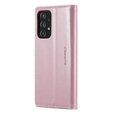 Флип-кейс CASEME для Samsung Galaxy A33 5G, Waxy Textured, розовый