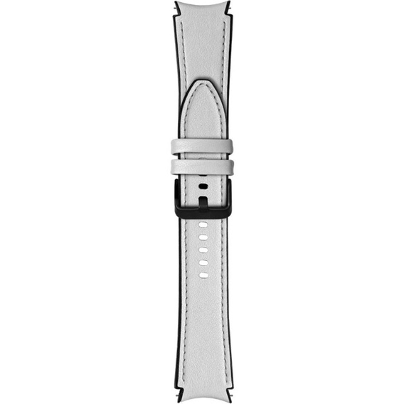 Кожаный ремешок для часов Samsung Galaxy Watch 4 / 5 40/42/44/46/45MM PRO, White
