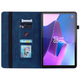 Чехол до Lenovo Tab P11 Gen 2, Wallet Pen Slot, синий