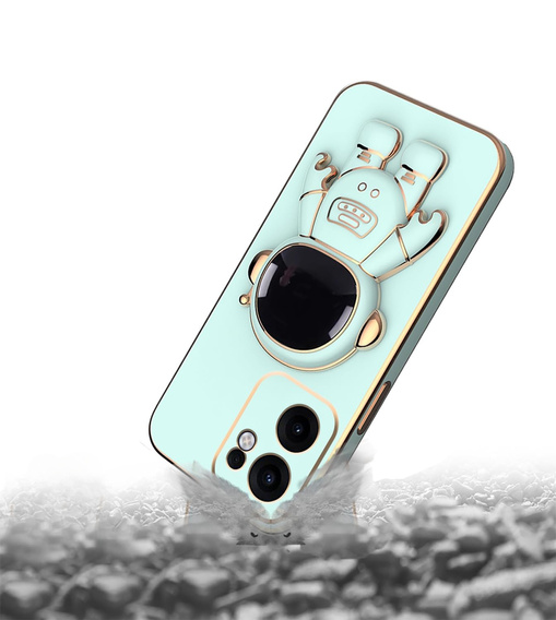 Чехол до Oppo Reno 13F / Oppo Reno 13FS, Astronaut, зелёный