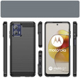 Чехол до Motorola Moto G73 5G, Carbon, чёрный