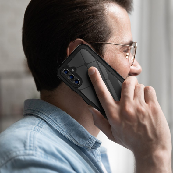 IP68 водонепроникний чохол для Samsung Galaxy A15 5G, Redpepper, чорний