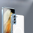 Захисний чохол для камери Samsung Galaxy S21 FE 5G, CamShield MagSafe, прозорий / синій