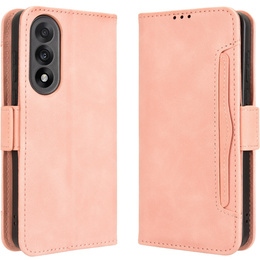 Футляр з клапаном для OnePlus Nord 5, Card Slot, рожевий
