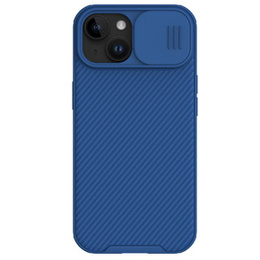 бронированный чехол Nillkin для iPhone 15 Plus, CamShield Pro, синий