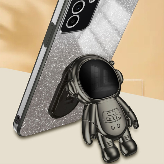 Чохол для Samsung Galaxy A15 4G / 5G, Glitter Astronaut, чорний