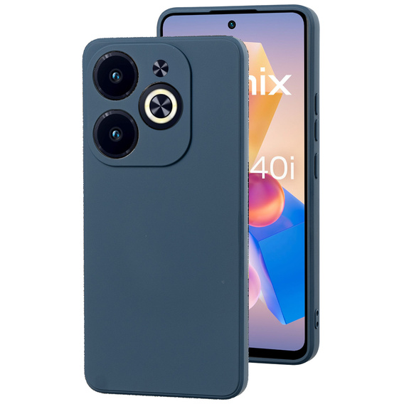 Чехол до Infinix Hot 40i, Silicone Lite, синий