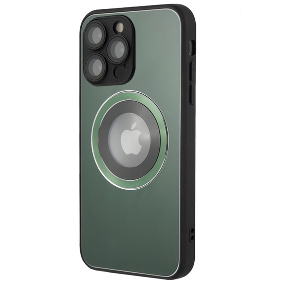 Чoхол до MagSafe до iPhone 14 Pro, Hole for Apple Logo, зелений