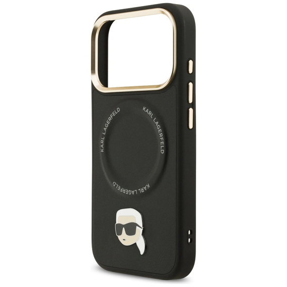 Чохол Karl Lagerfeld Big Strap Karl Metal Logo MagSafe для iPhone 17 Pro