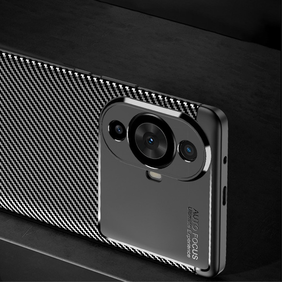 Чoхол до Huawei Nova 11 Pro, Carbon Gel, чорний